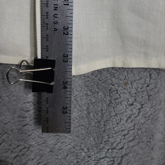 *$$$ DROP* LINEN White  Short Sleeve Shirt. Brand INSERCH - Picture 11 of 13